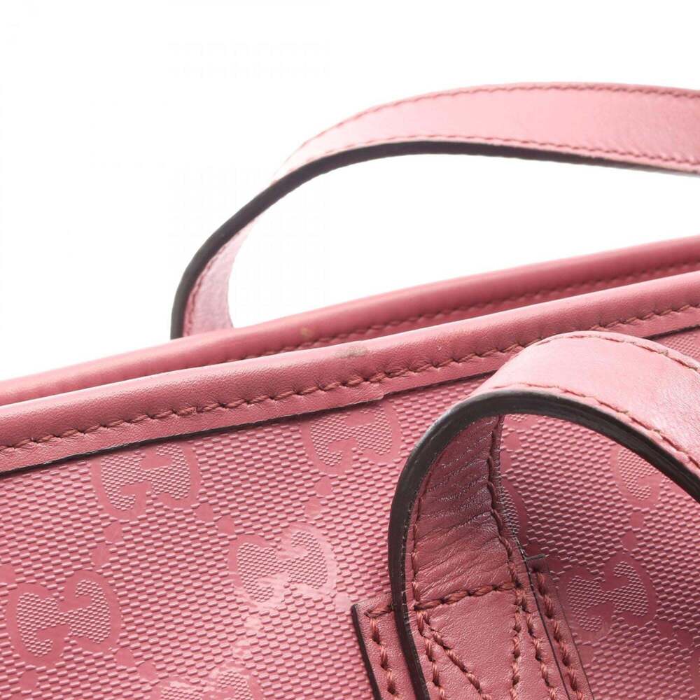 GUCCI Pink Leather Tote Bag - Picture 8 of 10